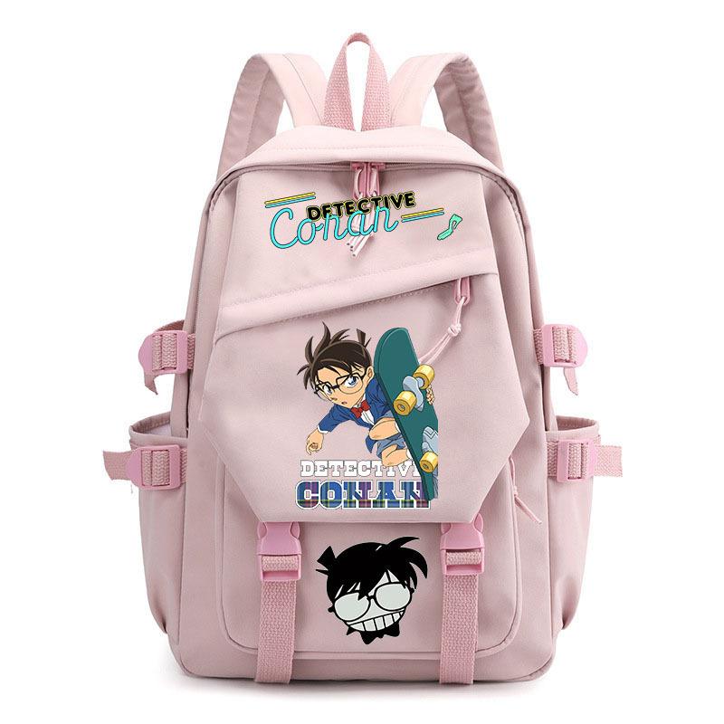 Anime Conan schoolbag children's backpack primary school bag male and female junior high school students college students campus backpack
