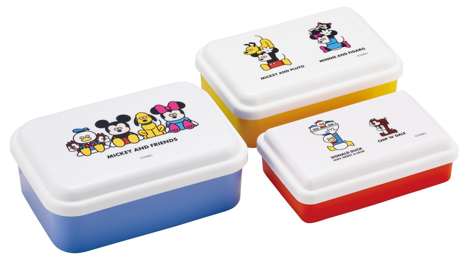 

Skater Antibacterial Sealable Storage Made in Set of Disney Mickey Friends x Seiji Containers, Japan, 3, & Matsumoto, SLUS3AG-A