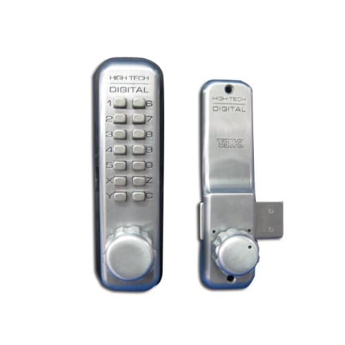 Taiko Hi-Tech Digital Door Lock 5100 Surface Mount, SC Silver, with HS Thumb Turn