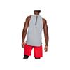 Under Armour Breathable Slim Fit Basketball Tank Top Men tops Modern-Gray 1326707-012