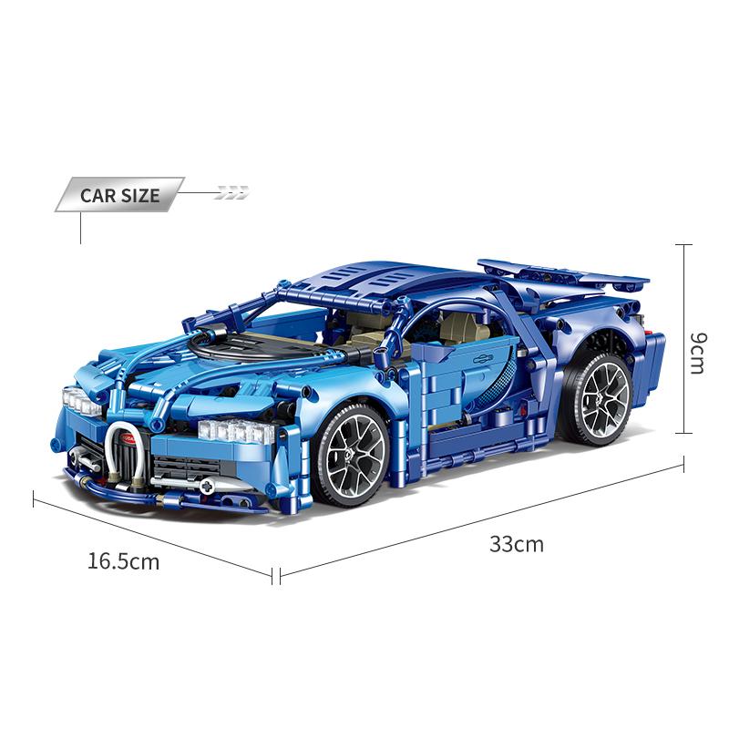 2024 Technical Bugattied Building Blocks Lamborghinis Hypercar Racing Car Model Assemble Vehicle Bricks Toys For Boys Kids Gifts