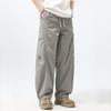 American Tooling Wind Ice Breathable Scimitar Casual Pants Men's Spring and Summer New Fashion Simple Loose Straight Pants