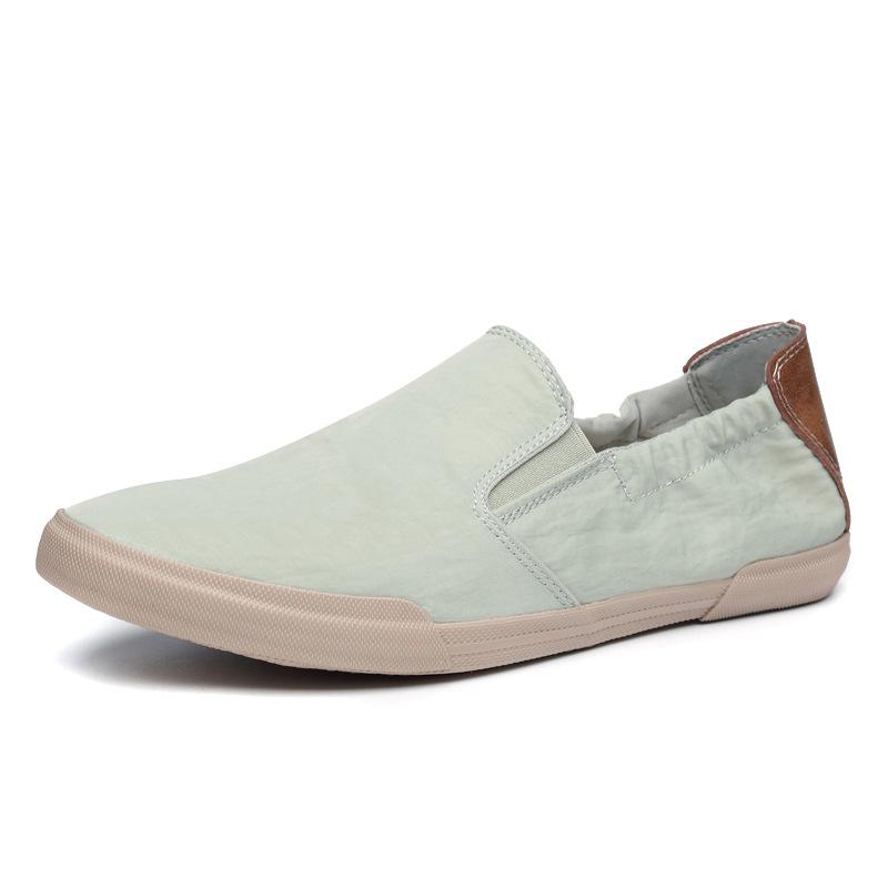 2021 Ins Fashion Shoes Men Loafers Canvas Shoes Men Casual Shoes Flat Slip On Male Footwear
