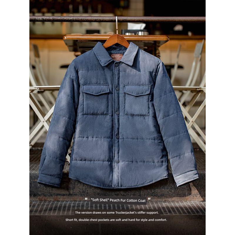 Madden Peach Skin Fabric Comfortable Heattech Thickened Autumn and Winter Cargo Pants