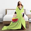 Anime Magali Festa Super Soft Blanket For Chair Sofa Bed Novelty Bedding Throws Winter Picnic Flannel Bedspread