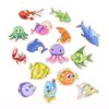 Hölzerne Magnetische Angelspielzeuge für Kinder Meeresleben Kognition Fischspiele Baby Frühe Pädagogik Eltern-Kind Interaktives Spielzeug Geschenk