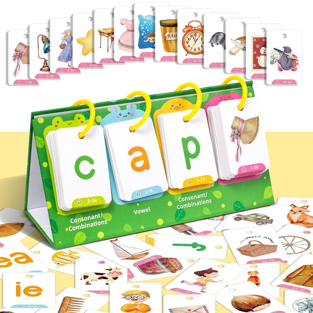 129 Educational Visual Word Flashcards for Early Learning and Parent-Child Interaction