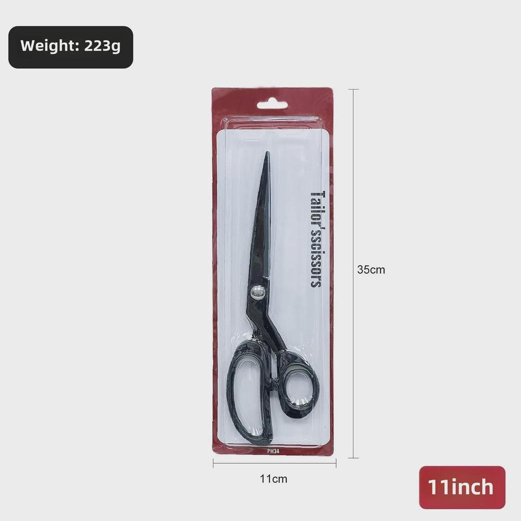 12-Inch Professional Tailor Scissors: Sharp Stainless Steel Cloth Scissors for Household Use