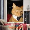Cool Fashion Funny Cool Cat Tapestry Decoration Bedroom Dormitory Background Cloth Holiday Home Party Living Room Club Tapestry