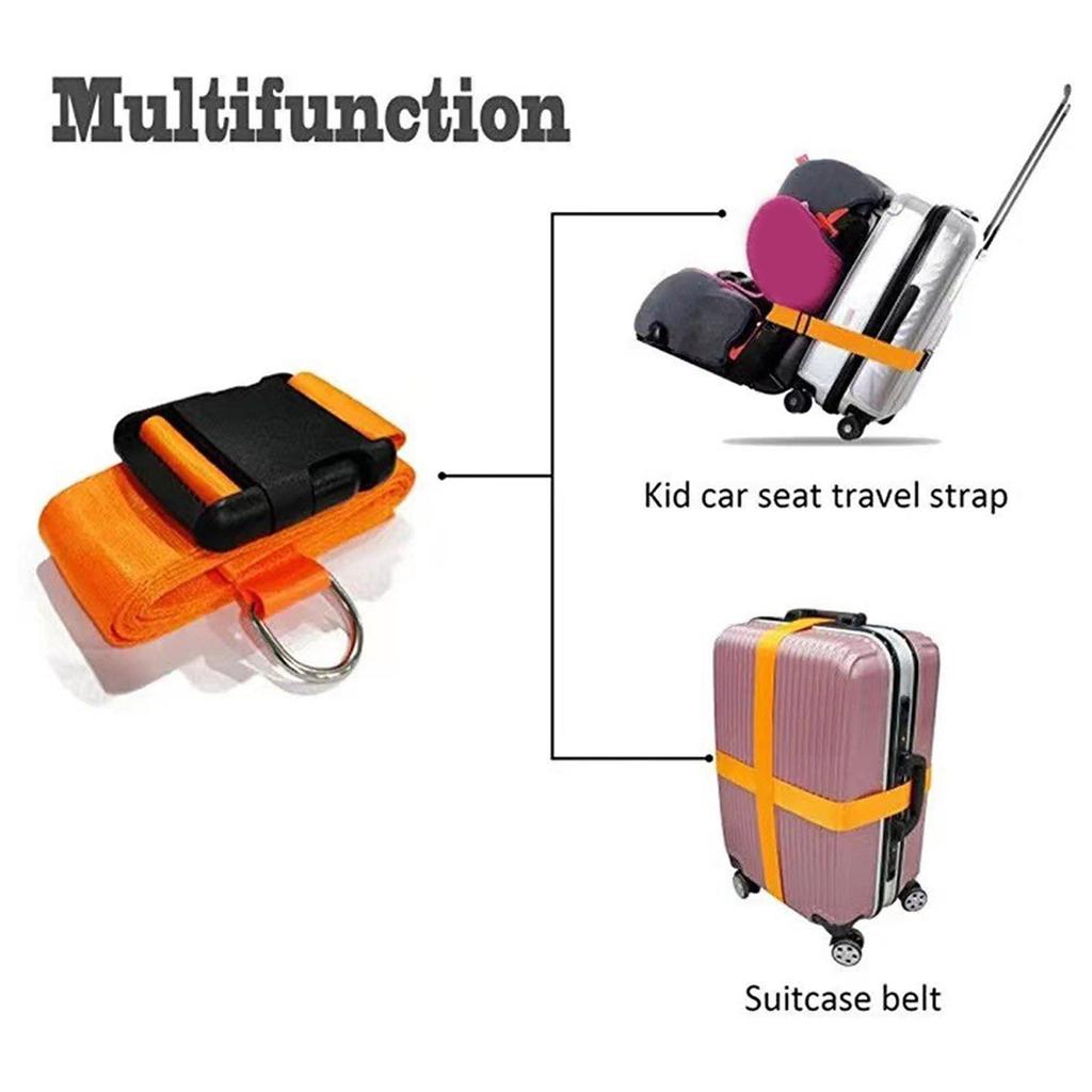 Luggage Strap with Easy Release Buckle for Travel And Outdoor Activities