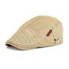 VOBOOM Gorra Plana de Algodón Verano Hombres Gorras Ivy Gorra de Conductor Ajustable Newsboy Gorros de Panadero Boina Retro Masculina Sombrero de Sol para Exteriores