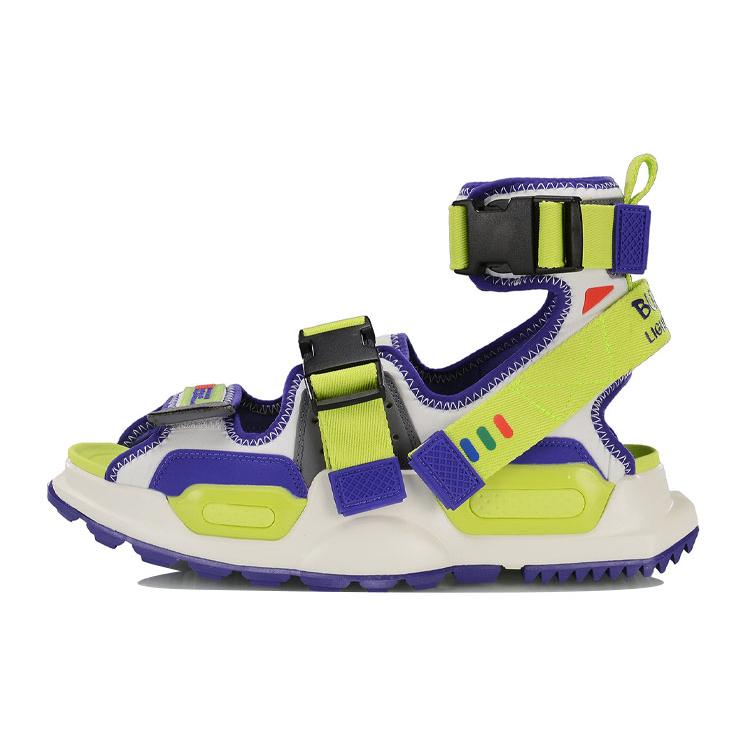 

WANJUZONGDONGYUAN x Li Ning Reburn Пляжные сандалии Мужские Бело-зеленые AGBP049-3 43.5