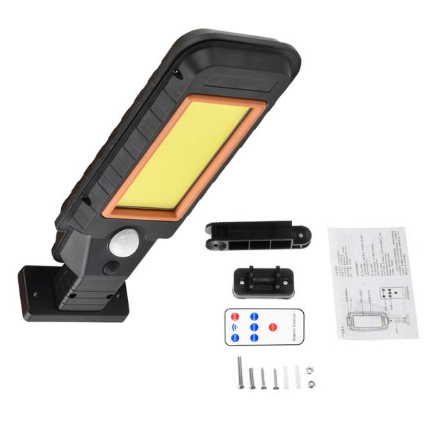 

Уличные солнечные фонари с PIR-датчиком 3000 мАч Солнечная панель 168 светодиодных ламп для улицы с 3 режимами дистанционного управления освещением с энергией Прожектор