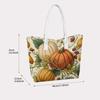 Fall Pumpkin Print Tote Bag Portable Casual Handbag for Daily Use