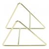 Silver Coaster Holder Stand Rack Dish Triangle Coasters