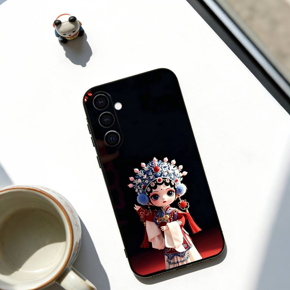 

Cute Plush Toy Phone Case For Samsung Galaxy A73,A72,A71,A70,A53,A52,A51,Others Soft Black Cover Samsung a50 30s 50s