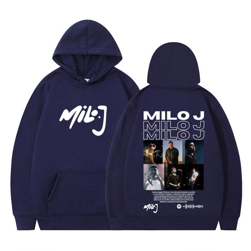 Rapper Milo J Fashion Tour 2026 Print T Shirt Men Fashion T-shirt Summer Short-sleeved Hip Hop Cotton Punk Oversized T-shirts