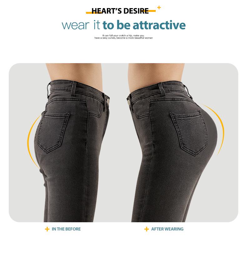 Women's Butt-Lifting & Hip-Enhancing Shaping Pants with Lace Trim Inserts
