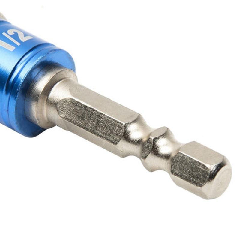 3 X Socket Adapter Drill BIts Set Hex Shank 1/4" 3/8" 1/2"Impact Driver Tools