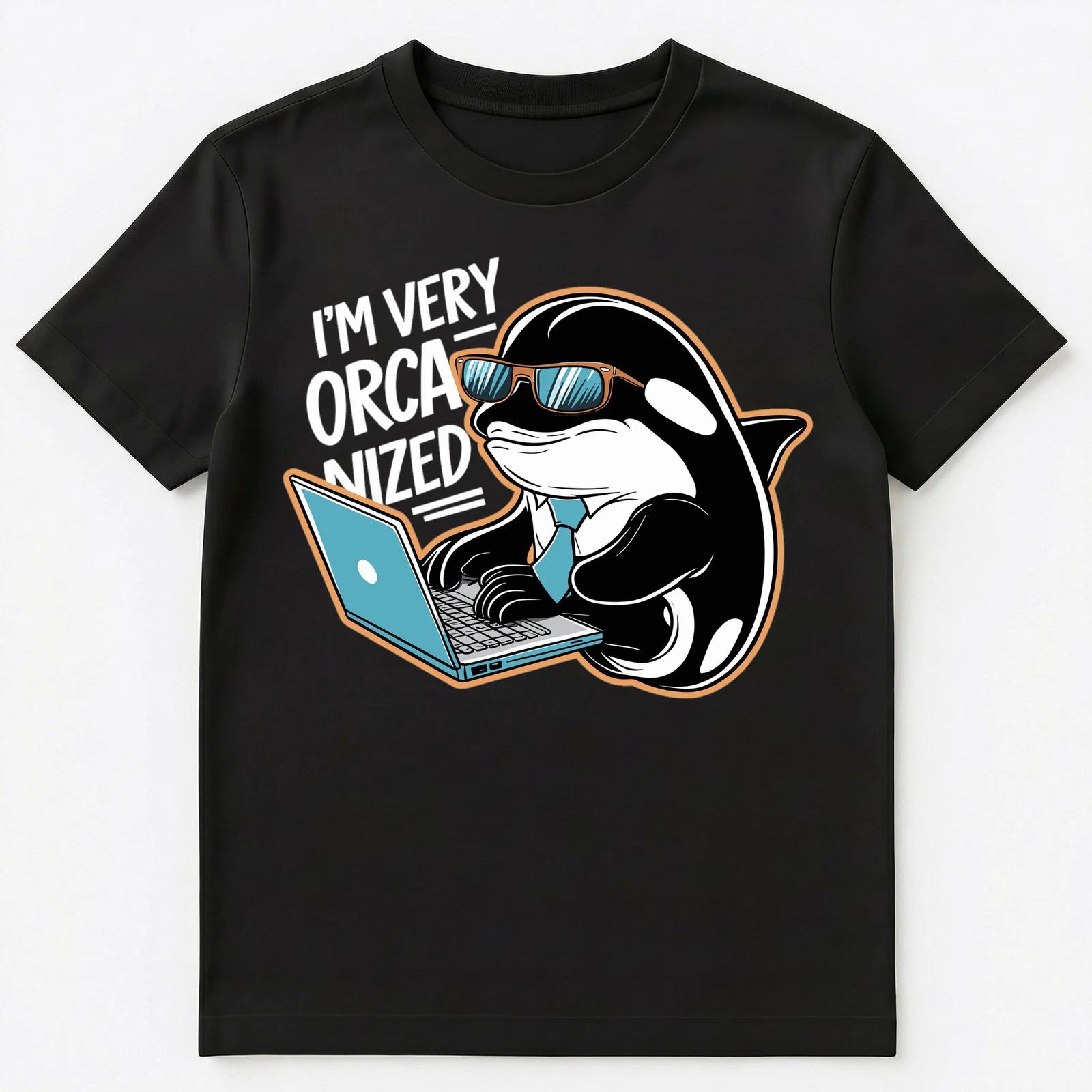 Funny Im Very Orca Nized Organized Orca Pun Unisex T-Shirt M