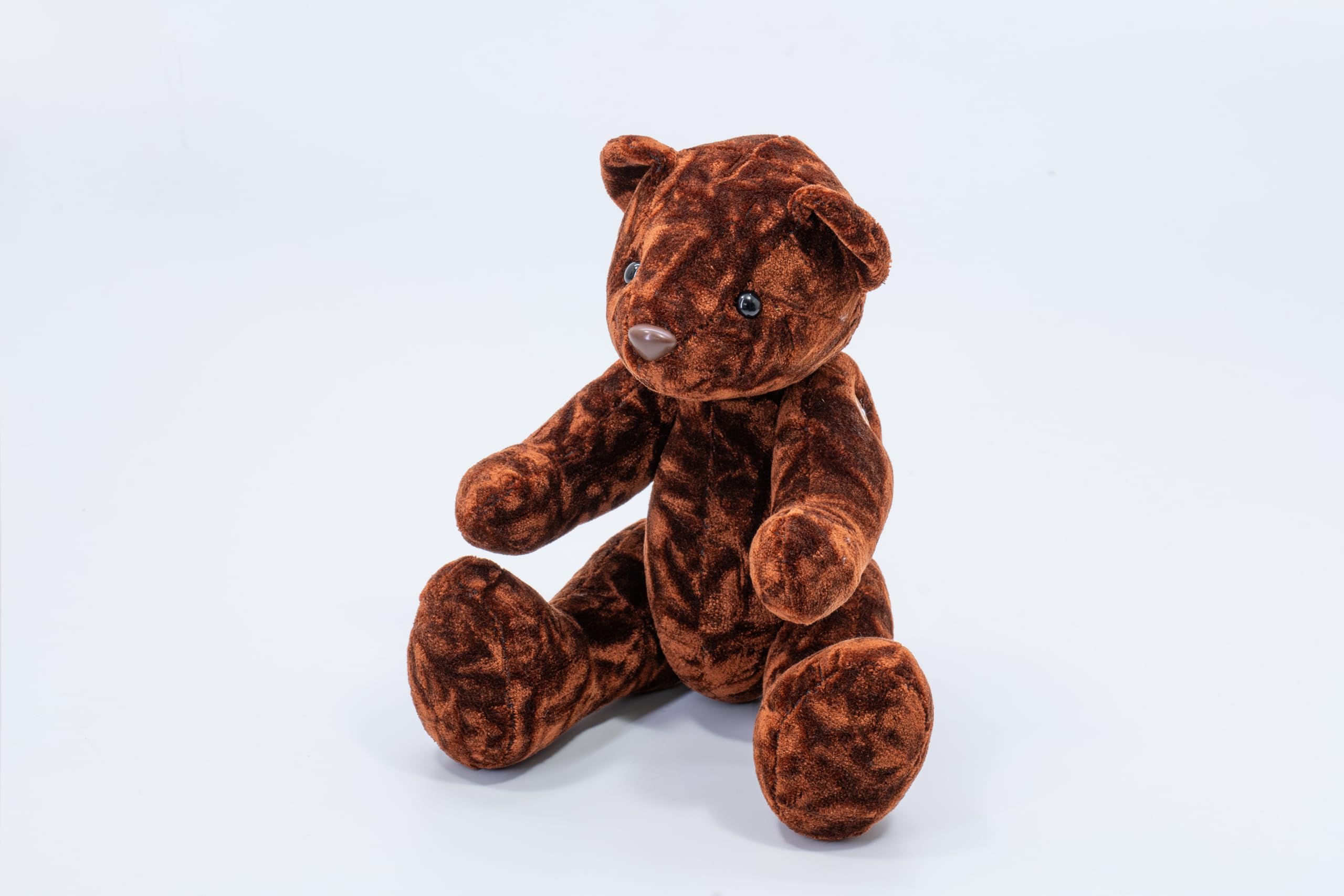 Miyabi Kinkazan Plush Toy, Brown Chinchilla Bear, MI-KMCCBR