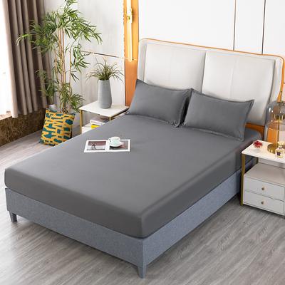 Solid Color Printed Bed Sheet Double Bed Sheet Bed Cover Brushed Cotton Bed Sheet Mattress Protector Single Piece Three-Piece Set
