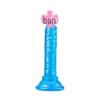 Crystal Clear Mini Suction Cup Realistic Small Dildo Masturbator