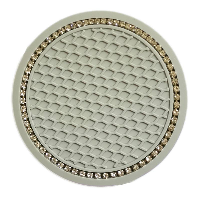 Car Drink Holder Coaster, 2 Pack Universal Car Drink Holder Insert, Non-Slip Car Coaster for Coffee Bakers Car Accessories