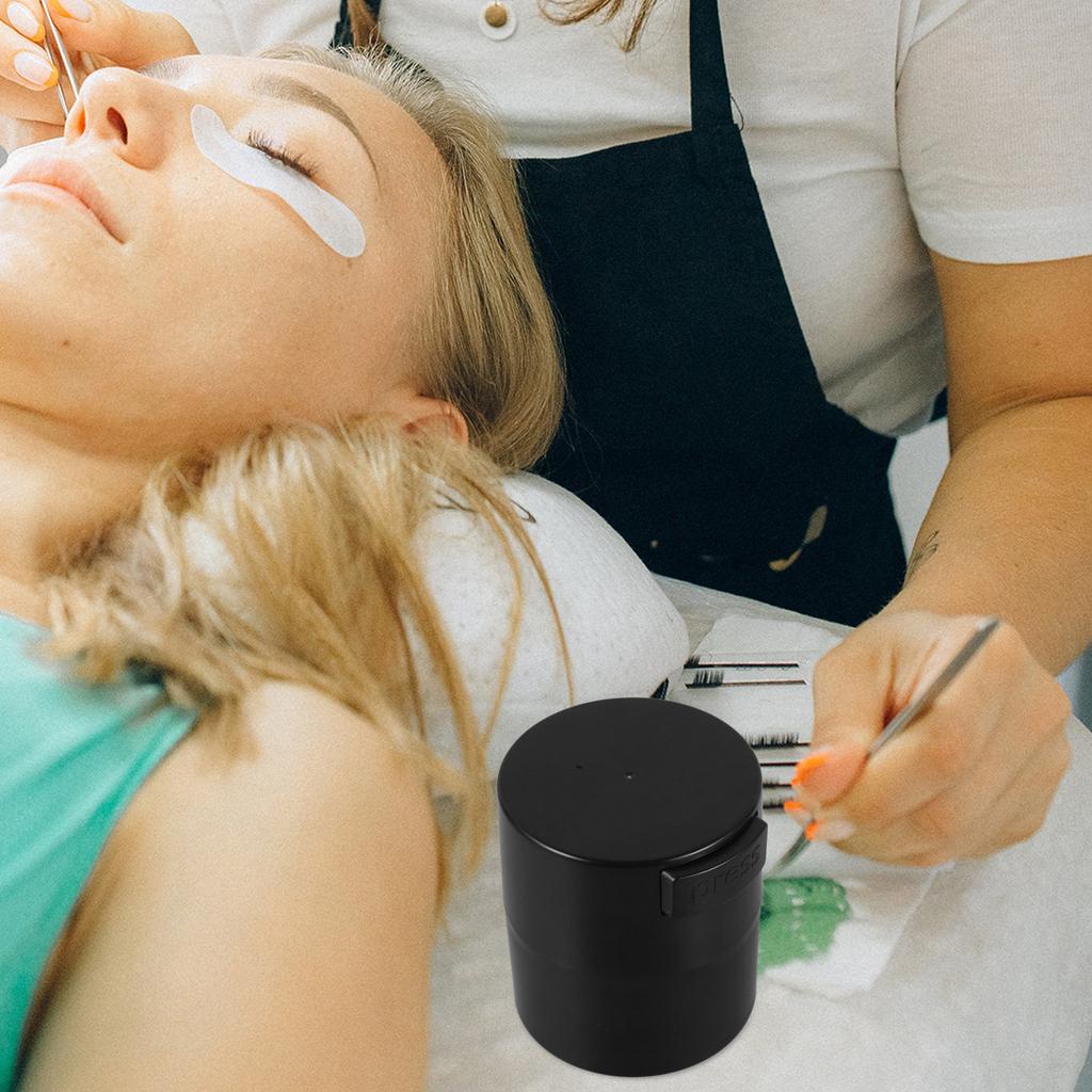 Eyelash Storage Tank Airtight Container Press Type Lash Glue Organizer Lash Extension Artist Supplies Eyelash Storage