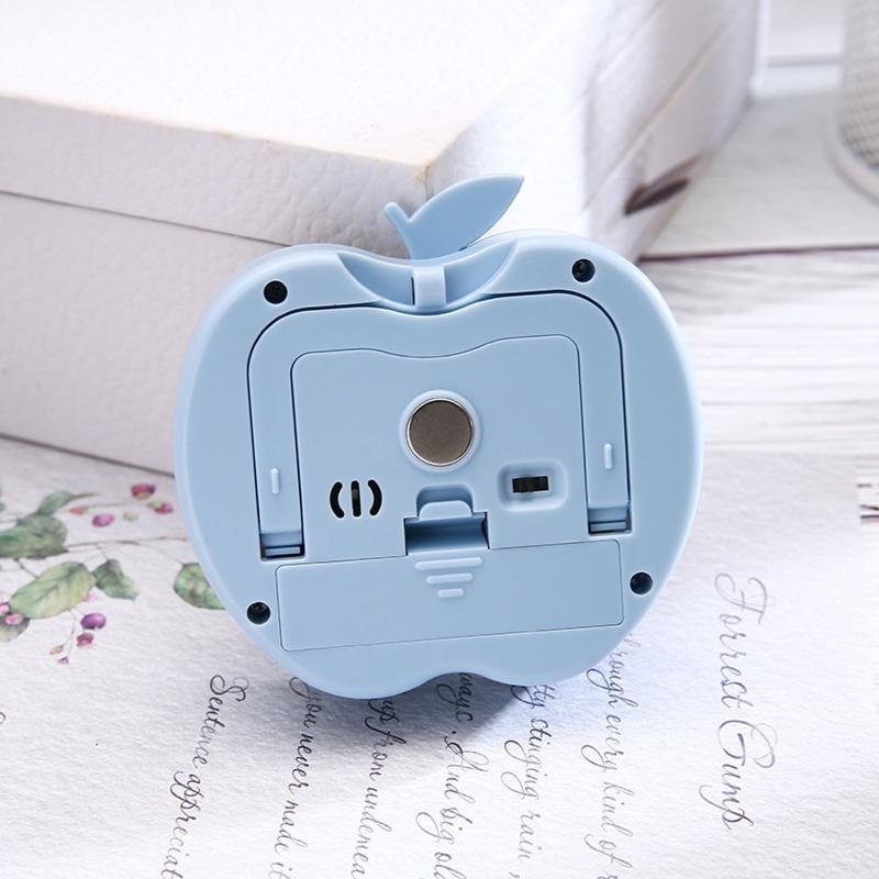 Countdown Timers Magnetic Suction Student Reminder Baking Timers Large Screen Reminder Plastic Material Apples Shaped