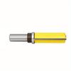 Flush Trim Bit with Bearing, 2 Inch Cutting Length and 1/2 Inch Shank, Carbide Pattern Router Bit, Woodcutting Woodworking Tools