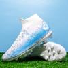 Football Shoes High Top Spikes Children Adult Grass Competition Training Sports Running Shoes Large Size