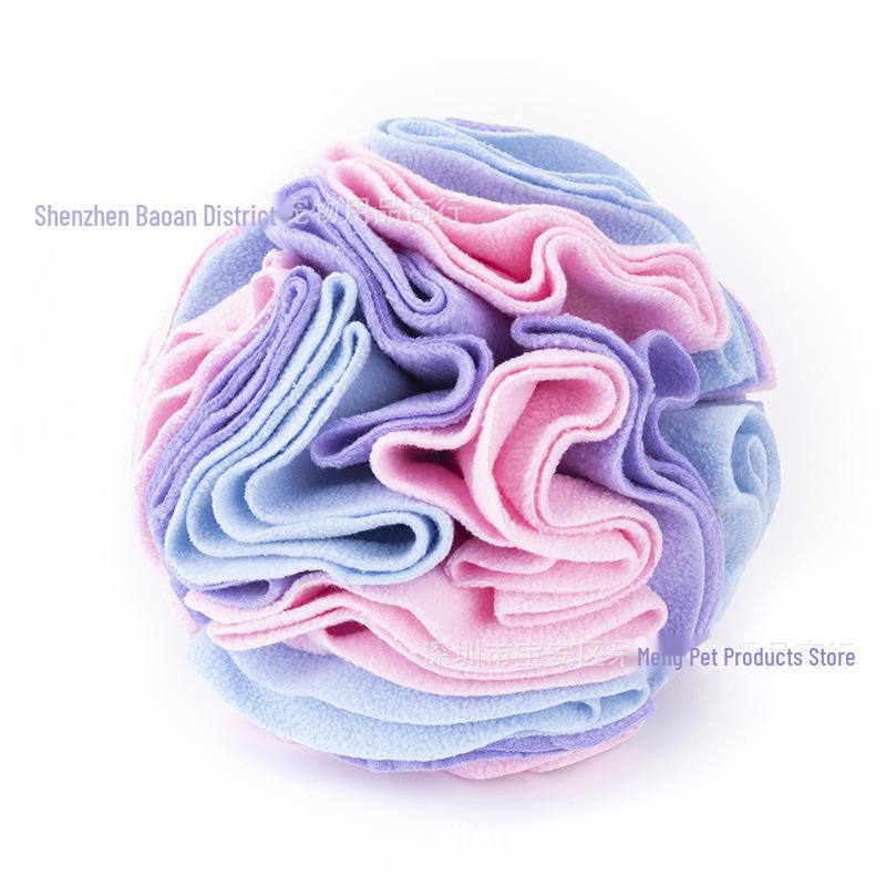 "Upgraded Dog Snuffle Ball - Interactive Pet Sniffing Toy for Snacks"