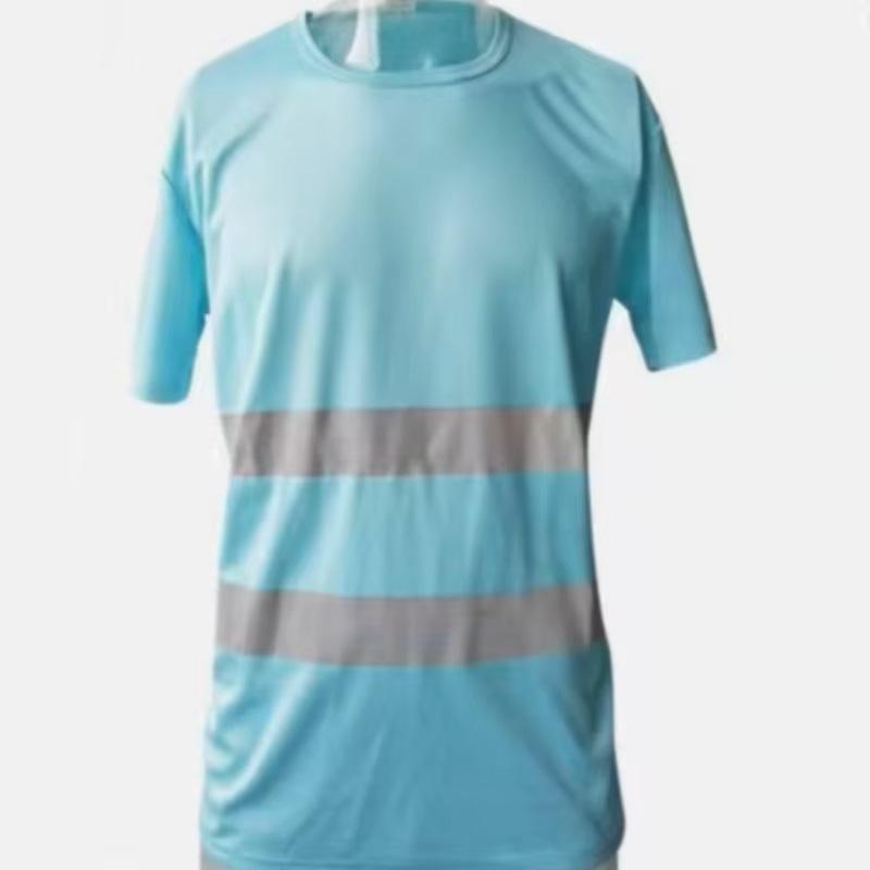 Fluorescenční reflexní košile s vysokou viditelností Tričko Safety Polo Tričko Stavební Košile Rychle schnoucí Pracovní oblečení Noční Cyklistika