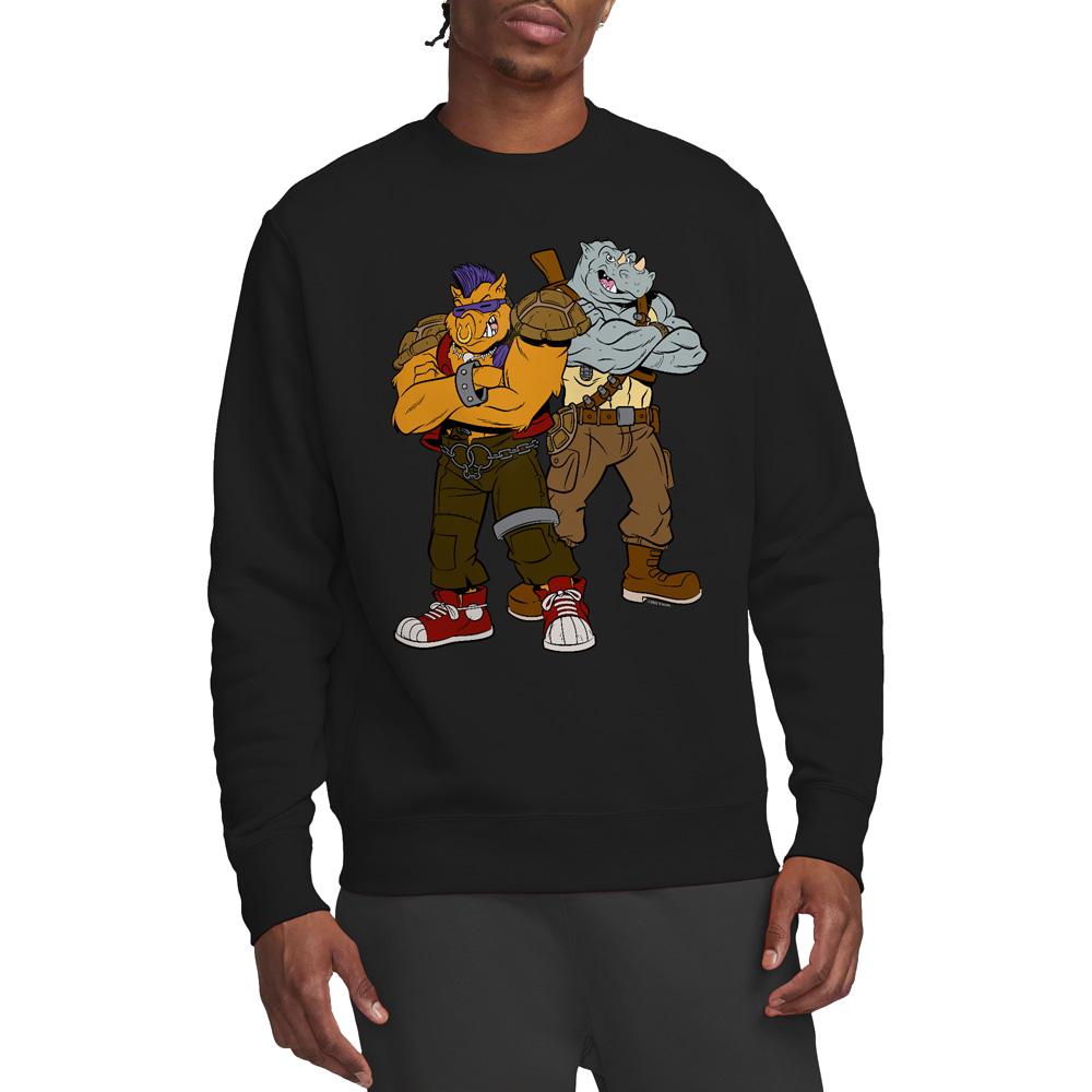 Teenage Mutant Ninja Turtles Unisex Adult Bebop & Rocksteady Sweatshirt