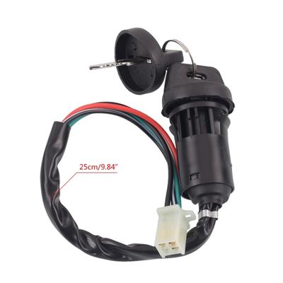 4 fire universale 2 chei de aprindere Comutator de pornire Cheie de blocare a ușii Accesorii pentru motociclete ATV Go Kart Scrambling Moto