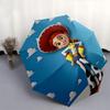 1 Auto Open Cowgirl, Toy Story Themed Colorful 8-rib Portable Umbrella for Men and Women, A Compact Commuting Companion Suitable for Daily D