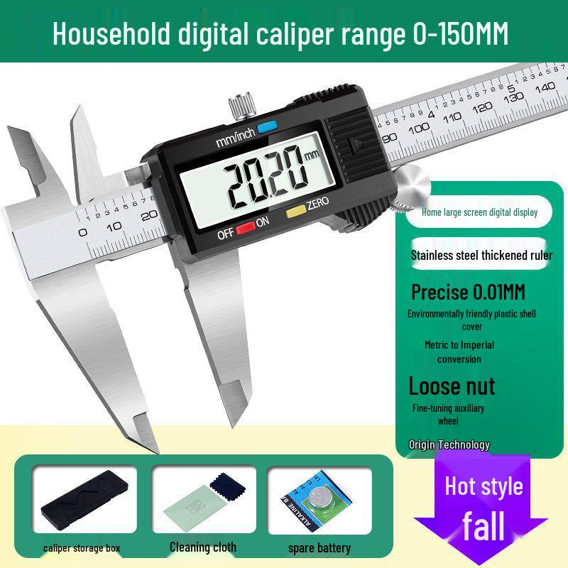 

High-Precision Digital Display Electronic Caliper for Industrial and Household Use