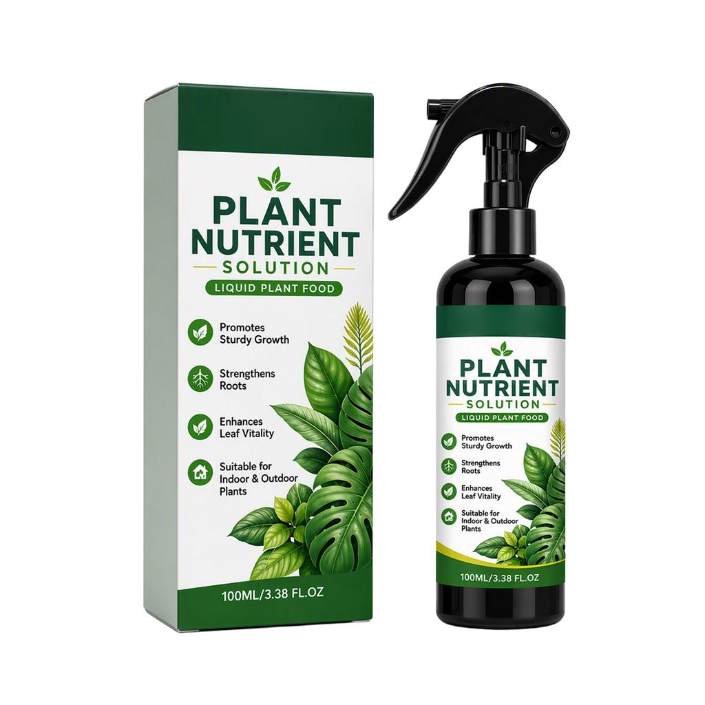 Plant Nutrient Liquid, Concentrated Nutrition Supplement for Indoor & Outdoor Plant Growth