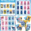 Stitch Party Notebooks Set With Pink Cartoon Design For Students Kids And