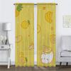 Kitchen Curtains for Bedroom Molang Living Room Curtain Shades Halloween Decoration Home Interior Curtains 2 Pieces Partition