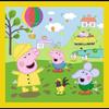 Trefl 34849 Puzzle 3en1 Peppy's Happy Day