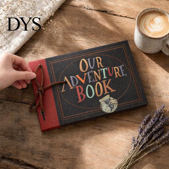 Refillable Loose-leaf Memory Journal DIY Photo Album, Scrapbook Hardcover Paper Book for Travel Recollection Keepsake Album Weddings Anniversaries