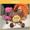Plush Adorable Colorful Keychain Featuring Curly Potato Girl Cute Style Cartoon