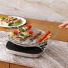 Portable Portable Barbecue Grill for Home Use. Easy To Use On Gas Stoves and Gas Cooktops. Compact and Easy To Store Camping Grill.