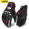 Motorcycle Gloves Breathable Real Leather Touchscreen Seasons Moto Gloves Windproof Warm Riding Motorbike Motocross Gloves
