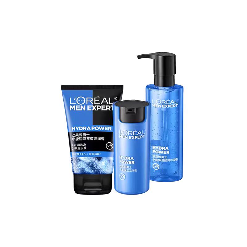 Loreal Paris Men s Hydropower Men s , hydrating, oil control, Water energy mens skin care product set - water energy mens skin care product set 1