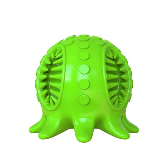 TPR Octopus Dog Chew Toy Bite Resistant Squeaky Floating Octopus Interactive Toy Small Medium Large Dogs Teething Cleaning Boredom Enrichment Toy