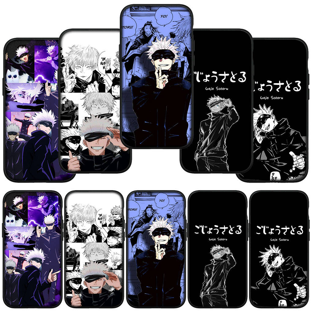 for Motorola Moto Edge 70 60 50 G54 G86 Samsung Galaxy S25 iPhone 17 16 15 Xiaomi Redmi Note 14 13 Pro Max Phone Case Jujutsu Kaisen Gojo Satoru Cover