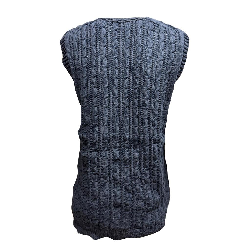Ciciten Pocket Buttoned Daily Knitwear Women's Vest Mother's Vest
